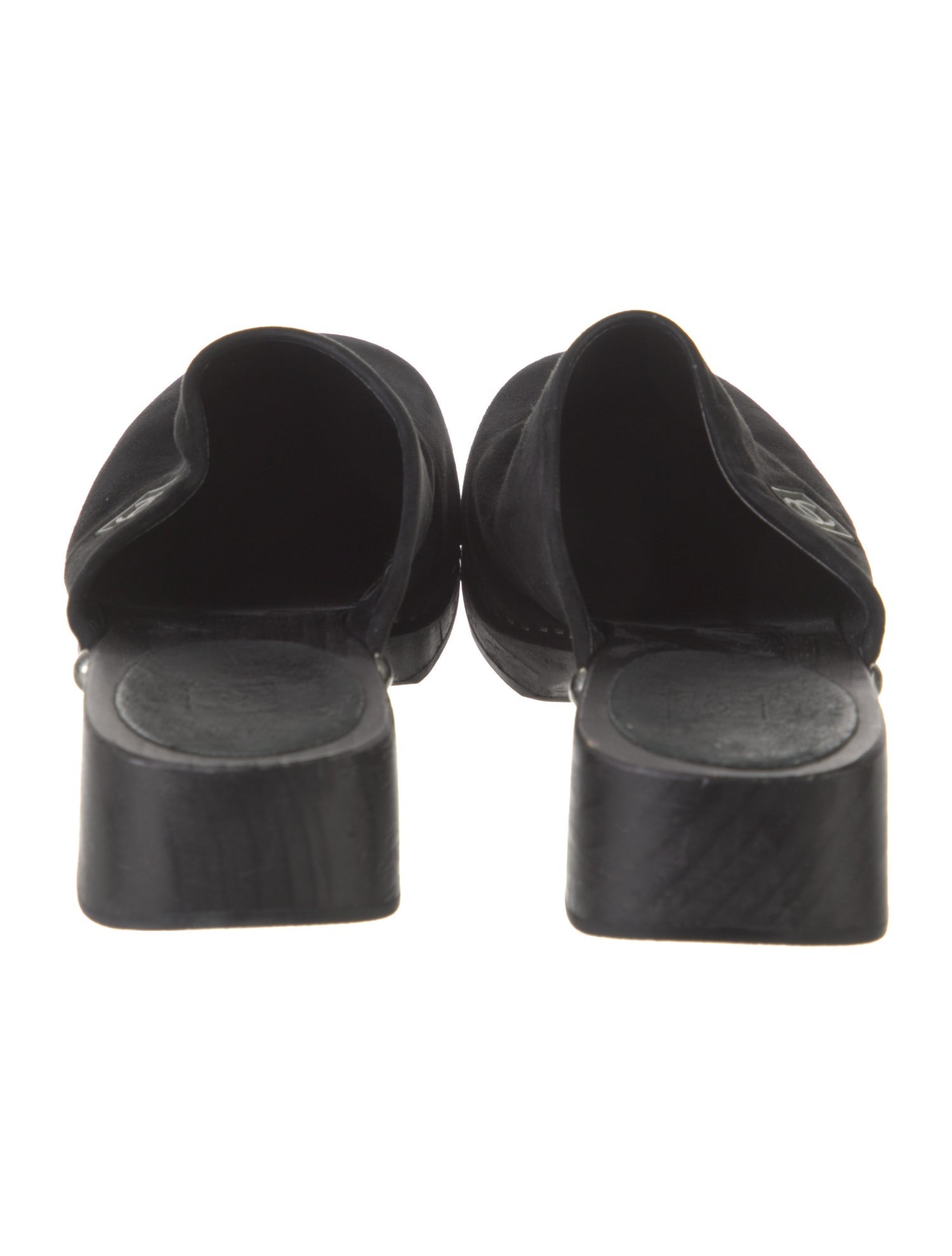 Chanel Vintage Interlocking CC Logo Mules